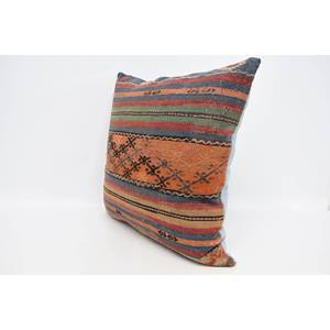 28x28 pouces écologique antidérapant amovible lavable artistique décor à la maison traversin oreiller multicolore laine Kantha Patchwork Vintage - Product Image 4