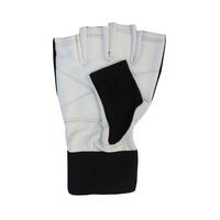 Gants de gymnastique demi-doigts en PU, sans craie, légers, avec fermeture à boucle, unisexes, pour fitness et crossfit, sans magnésium