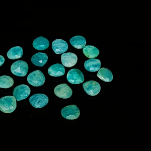 ลูกปัดอัญมณีแกะสลักรูปหัวใจจากหินอเมซอนธรรมชาติขนาด10มม. สำหรับทำเครื่องประดับ - Product Image 3