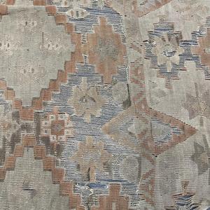 Alfombra Vintage de 2.3x10.8 pies, Alfombra Turca, Alfombra Sólida Marrón Grisácea - Product Image 4