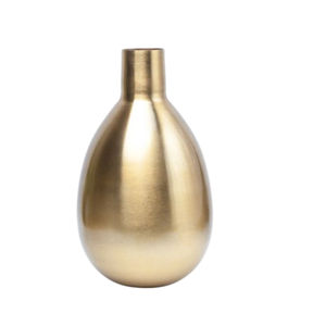 Vase à fleurs de table au design classique Pot à fleurs en métal doré de haute qualité pour les mariages et la décoration intérieure Accent au prix le moins cher - Product Image 3