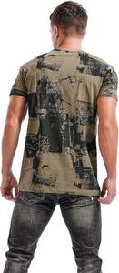 Camiseta de hombre con diseño de nuevo estilo, camiseta impresa personalizada transpirable de talla grande, Camiseta holgada de algodón de buena calidad para hombre - Product Image 3