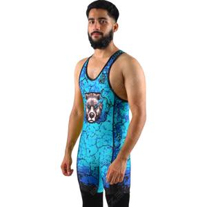 Hot Selling High Quality Customized Wrestling <b>Singlets</b> polyester spandex OEM Design Sublimated <b>Men</b> Wrestling <b>Singlet</b> - Product Image 5