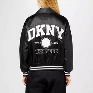 แจ็กเก็ตเบสบอลเลตเทอร์แมนสำหรับสตรีทแวร์เสื้อโค้ทแฟชั่นสไตล์วิทยาลัยสำหรับทีมโรงเรียนขายส่งโลโก้ที่กำหนดเอง - Product Image 4