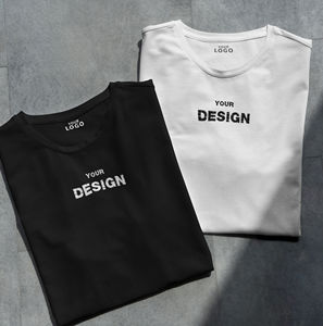 Camisetas de algodón estampadas para hombre Camiseta ajustada con logotipo personalizado Proveedor de OEM Camisetas casuales unisex Precio a granel - Product Image 1