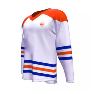 Maillot de hockey sur glace personnalisé 100% polyester pour adultes - Maillot de sport respirant et écologique avec taille personnalisée - Product Image 4