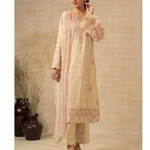 Empaque con Logotipo Personalizado Disponible, Traje Kurti Bordado Moderno para Mujer, Tela Transpirable Personalizada - Product Image 6