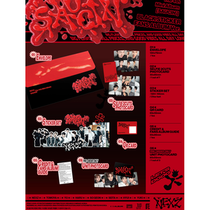 NEXZ - SAUCIN 4. Mini-Album Sticker FANS ALBUM Ver. - Product Image 1
