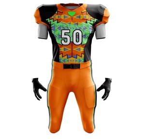 <b>Low</b> MOQ Best Quality American Football Uniform High Quality Breathable <b>Top</b> Trending with Short Sleeves Wholesale Price For Adult - Product Image 3
