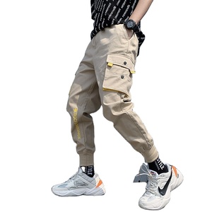 Piste réfléchissante hommes en gros hommes pantalon & Ix9 logo design tactique Cargo survêtement travail pantalons empilés pantalon pantalons de survêtement - Product Image 1