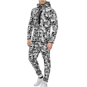 Pull à capuche décontracté pour hommes, de style hivernal, col rond de grande taille, imprimé pour le printemps et l'automne, en polyester/coton - Product Image 5