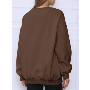 New Arrival Fashion <b>Women</b> <b>Sweatshirt</b> <b>Long</b> Sleeve Casual Pullover Cotton Polyester Fabric <b>Women</b> <b>Sweatshirt</b> - Product Image 4