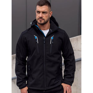 Veste coupe-vent longue pour homme, sur mesure, pour l'hiver, style streetwear, de haute qualité, en softshell imperméable et respirant, tailles personnalisées - Product Image 1