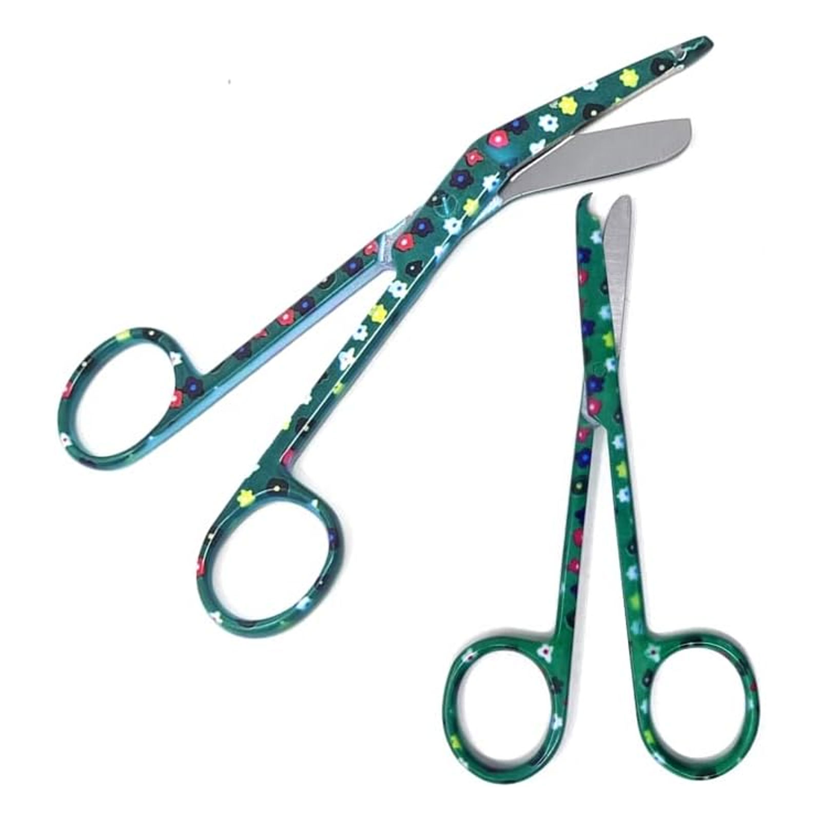 ผ้าพันแผลพยาบาลและกรรไกรเย็บ