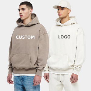 Sudadera con Capucha de Invierno Unisex, Corte Regular, Spandex/Poliéster, Lisa, Sin Cordones, Logotipo Personalizado, Impresión Digital, OEM, ODM, Venta al Por Mayor - Product Image 1