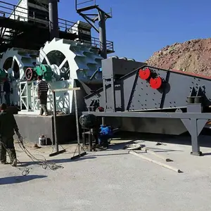 Industrial artificial sand cleaning & washing mobile sand gravel washing recycling plant