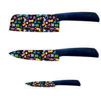 Couteau de Chef Tendance Nouvelle Génération Prix Usine – Lot de 4 Couteaux en Céramique Durables, Ambidextres, Lavables au Lave-Vaisselle, Idéal pour Offrir, Livraison Gratuite, Forgés