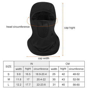 Cagoule brodée avec logo personnalisé, masque de ski intégral, fabrication professionnelle, impression sur mesure et conçue - Product Image 6