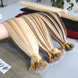 Extensiones de cabello humano recto de queratina de Punta Nano 12A de Grado Superior Color personalizable proveedor mayorista vietnamita - Product Image 2