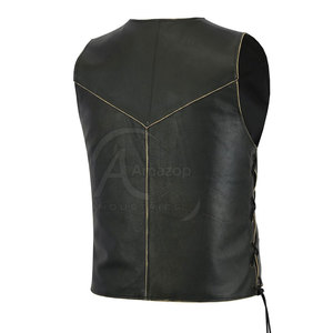 2026 Casual Wear <b>Leather</b> <b>Vest</b> For <b>Men</b> In Reasonable Price Winter Warm <b>Men</b> <b>Leather</b> <b>Vest</b> - Product Image 5