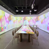Maßgeschneidertes Immersives Interaktives Projektionsraumsystem für Restaurant Ausstellungshalle 3D-Mapping Bewegungssensor-Spiellösung