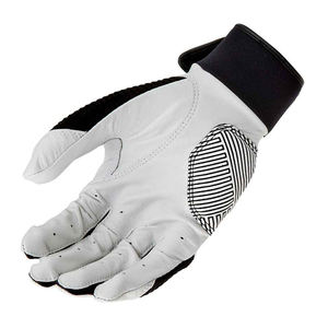Gants de softball en cuir Cabretta de qualité supérieure, OEM Full Wrap Best-seller Gants de frappeur de baseball pour jeunes adultes avec rembourrage dans la paume - Product Image 5