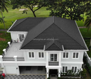 Bardeaux de toiture en pierre abordables - Tôles métalliques, <span class=keywords><strong>prix</strong></span> de gros, résistants aux intempéries pour toitures commerciales - Product Image 1