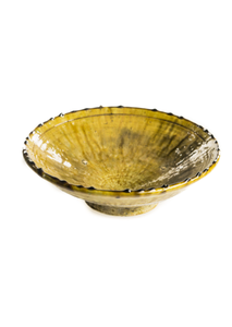 ชามสลัดมัสตาร์ดชามเซรามิกทำด้วยมือสีเหลืองของโมร็อกโกชุดเครื่องใช้บนโต๊ะอาหารตกแต่งบ้านมีให้เลือก10ชิ้น - Product Image 3