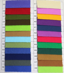 Vente chaude 100% coton biologique tissé 340GSM toile tissu pour vêtements sergé Style tricoté popeline tissu - Product Image 6