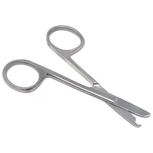 牙科剪刀缝线不锈钢钩牙科兽医器械，4.5英寸斯宾塞缝合剪刀，用于精细缝合雷莫