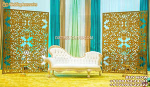 อุปกรณ์ตกแต่งเวทีแบบแขวนโลหะสำหรับการตกแต่งเวทีสไตล์มินิมอล อุปกรณ์โลหะสวยงามสำหรับงานแต่งงาน อุปกรณ์แขวนโลหะราคาประหยัดยอดนิยมในสหรัฐอเมริกา - Product Image 6