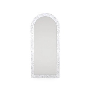 Cadre de miroir mural en incrustation d'os de luxe de qualité supérieure pour intérieurs modernes et bohèmes disponible au meilleur prix - Product Image 1