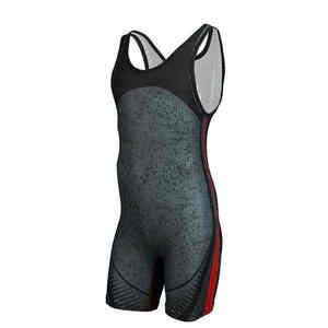 High Quality Wrestling <b>Singlet</b> Pattern Colourful <b>Men</b> Heat Transfer logo Design Wrestling <b>Singlet</b> Custom Design <b>Singlet</b> - Product Image 4