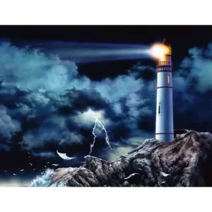 Azulejo decorativo de pared Bruce Eagle Coastal Art Accent para el hogar o la oficina - Product Image 1