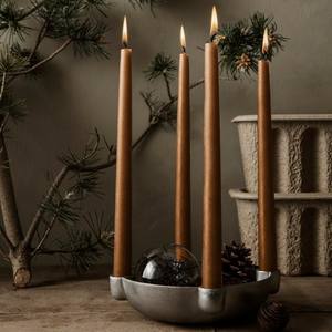 Candelabro Decorativo Navideño Elegante de Aluminio Hecho a Mano con Diseño de Pavo Real, con Tamaño y Logotipo Personalizables - Product Image 5