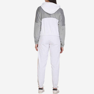 High Quality Ladies Oversized 100% Cotton Tracksuit New Design Two Piece Set Solid Color Casual Streetwear for <b>Winter</b> - Product Image 3