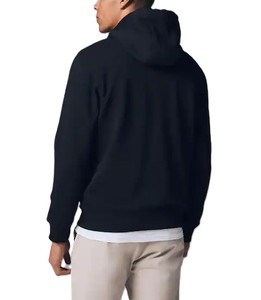 Sudadera con capucha de lana cálida de invierno informal para adultos de talla grande con cremallera completa y dos bolsillos personalizada de alta calidad - Product Image 3