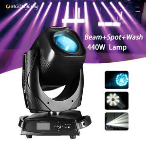 Mgolighitng 440W BSW Clay Myth0s 3 en 1 Beam Spot Wash Big <span class=keywords><strong>Zoom</strong></span> Luz de Escenario de Cabeza Móvil, Luz de Haz, Luz para Conciertos, Luces para Clubes y DJ - Product Image 1