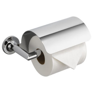 Porte-papier hygiénique de qualité durable en fer pur avec revêtement doré pour la maison et le restaurant dans la salle de bain - Product Image 2