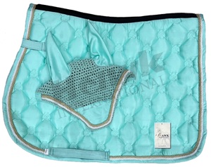 เบาะรองนั่งผ้าฝ้ายสำหรับแข่งม้าขี่แบบอังกฤษแผ่นรองอานม้าทนทานวัสดุสไตล์ตะวันตกเป็นมิตรกับสิ่งแวดล้อม - Product Image 2