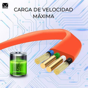 Câble USB Type C LED pour transfert de données et charge rapide 1,5 m - Couleurs assorties - Product Image 3