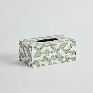 Hot Selling Minimalist Design MOP <b>Tissue</b> <b>Box</b> Cover for Table Top <b>Holder</b> Other Material Vietnam Model LVM-02073 - Product Image 3