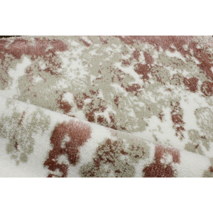 Alfombra de Baño Rectangular de Algodón Reciclado Mikhal con Patrón Abstracto Jacquard, Estilo Moderno, Hecho en Turquía - Product Image 2