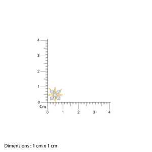 สร้อยคอประดับเพชรรูปดาวสีทอง - Product Image 2