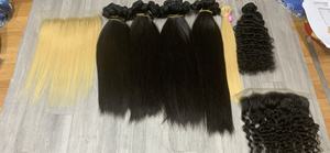 Vente en gros pas cher 100% cheveux bruts vietnamiens non transformés os lâche vague profonde naturel vierge Remy Machine Double trame Extension - Product Image 6