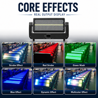 Projecteur LED Stroboscopique DMX RGBW 1000W à Tête Mobile avec Contrôle Sonore en Alliage d'Aluminium IP33 pour Scène et Mariages