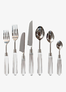 Juego de cubiertos ecológicos aptos para lavavajillas de 7 piezas más vendidos, mango de acero inoxidable dorado Multicolor hecho a mano SS para fiestas - Product Image 3