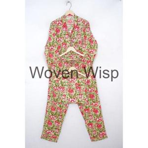 Ensemble pyjama d'été en coton grande taille XL personnalisable pour femmes vêtements de nuit imprimés confortables vêtements de nuit généreux personnalisables vêtements de nuit pour femmes - Product Image 6