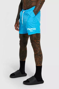 Pantalones cortos de gimnasio para hombre, cintura elástica, tela suave, diseño que absorbe la humedad, adecuado para el ejercicio y el estilo de vida activo - Product Image 3