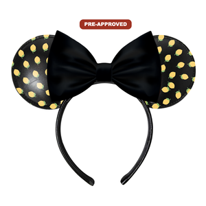 Factory Direct Pre-Approval Design Concept <b>Mouse</b> Ears Headband Lemon Edition Hair Accessory Custom Made <b>Mouse</b> Ears Headband - Product Image 1